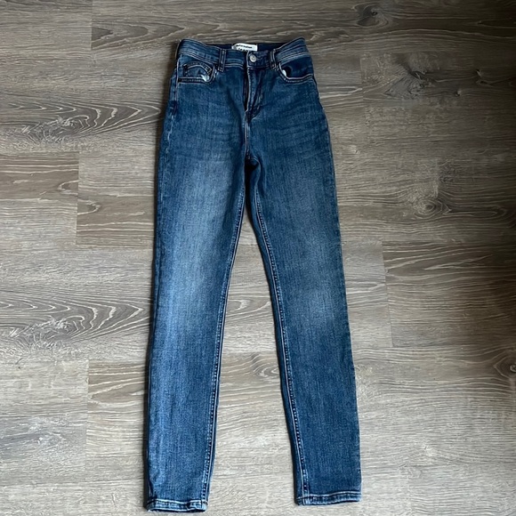 Reformation Harper High Rise Skinny Jeans Destin Wash - Picture 2 of 11